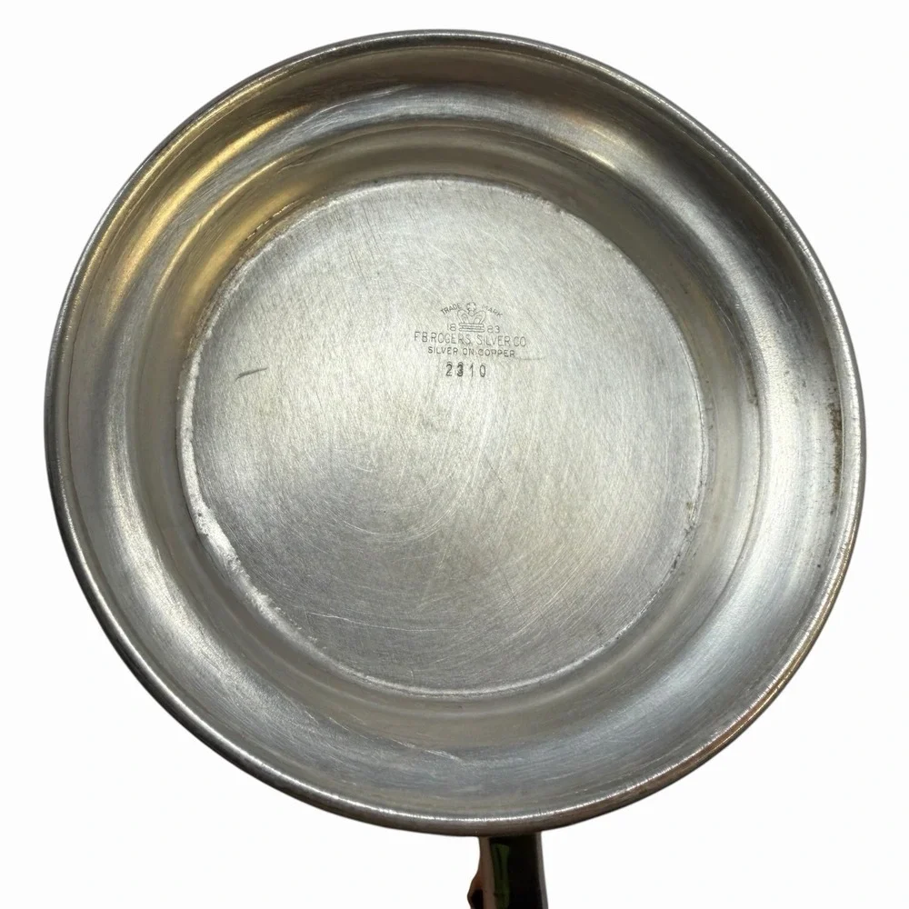 1883 FB Rogers Silver Co Silver on Copper Teapot #2310‎